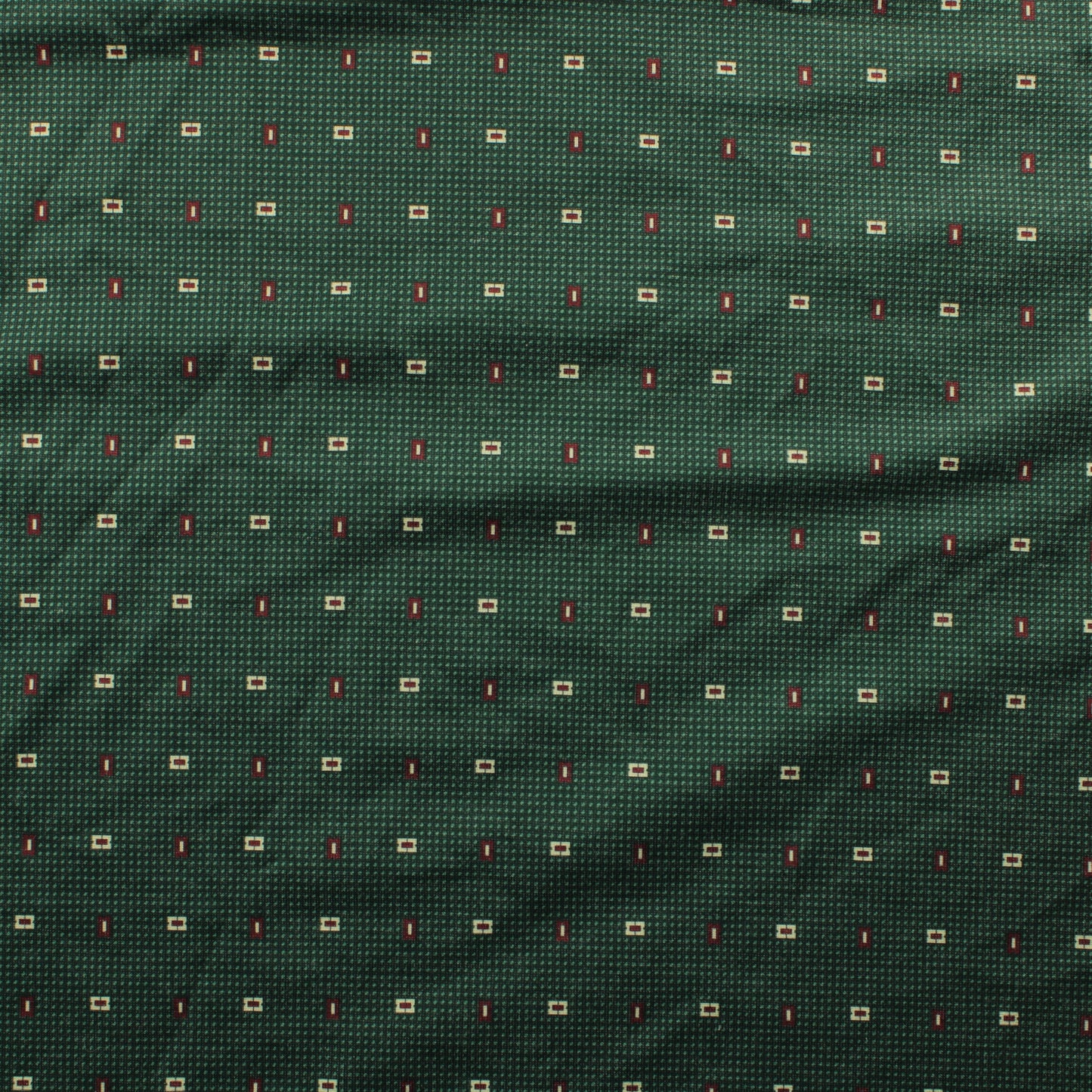 Vihreä kuviollinen tekokuitu Neulos - Pala