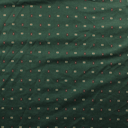 Vihreä kuviollinen tekokuitu Neulos - Pala