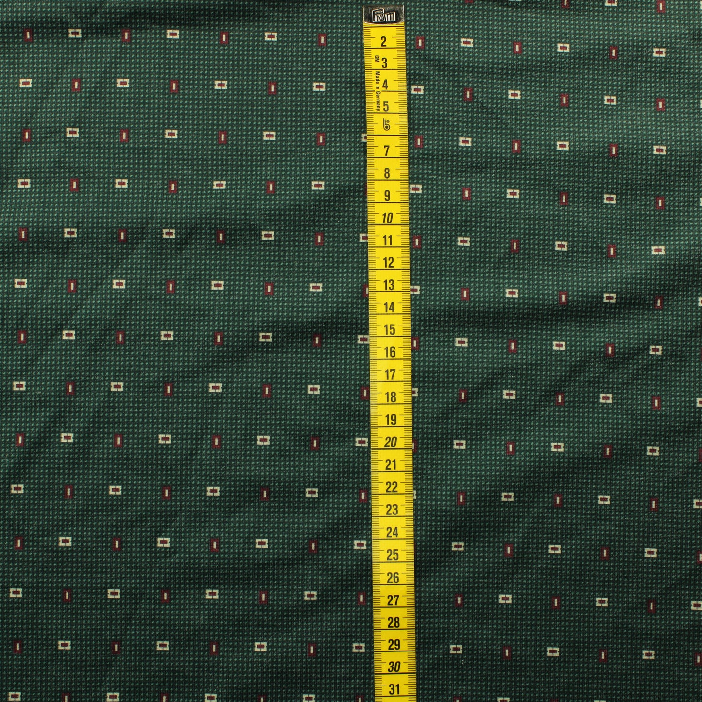 Vihreä kuviollinen tekokuitu Neulos - Pala