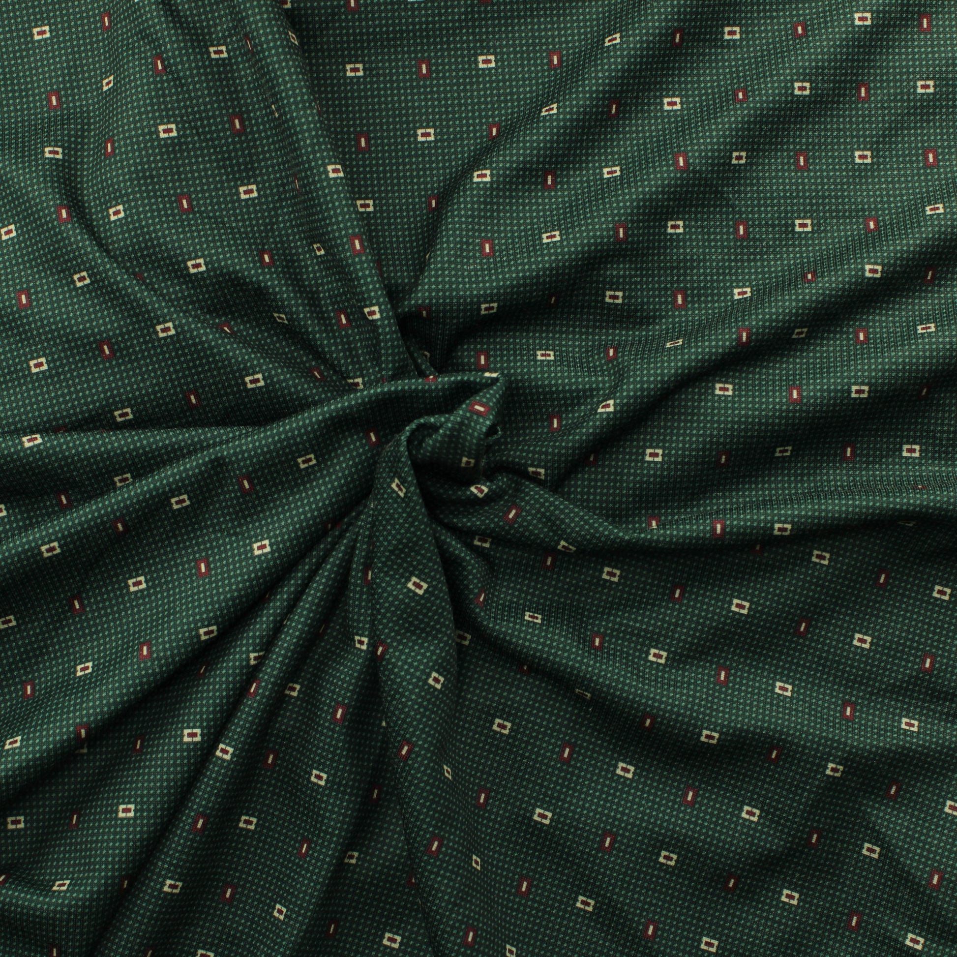 Vihreä kuviollinen tekokuitu Neulos - Pala