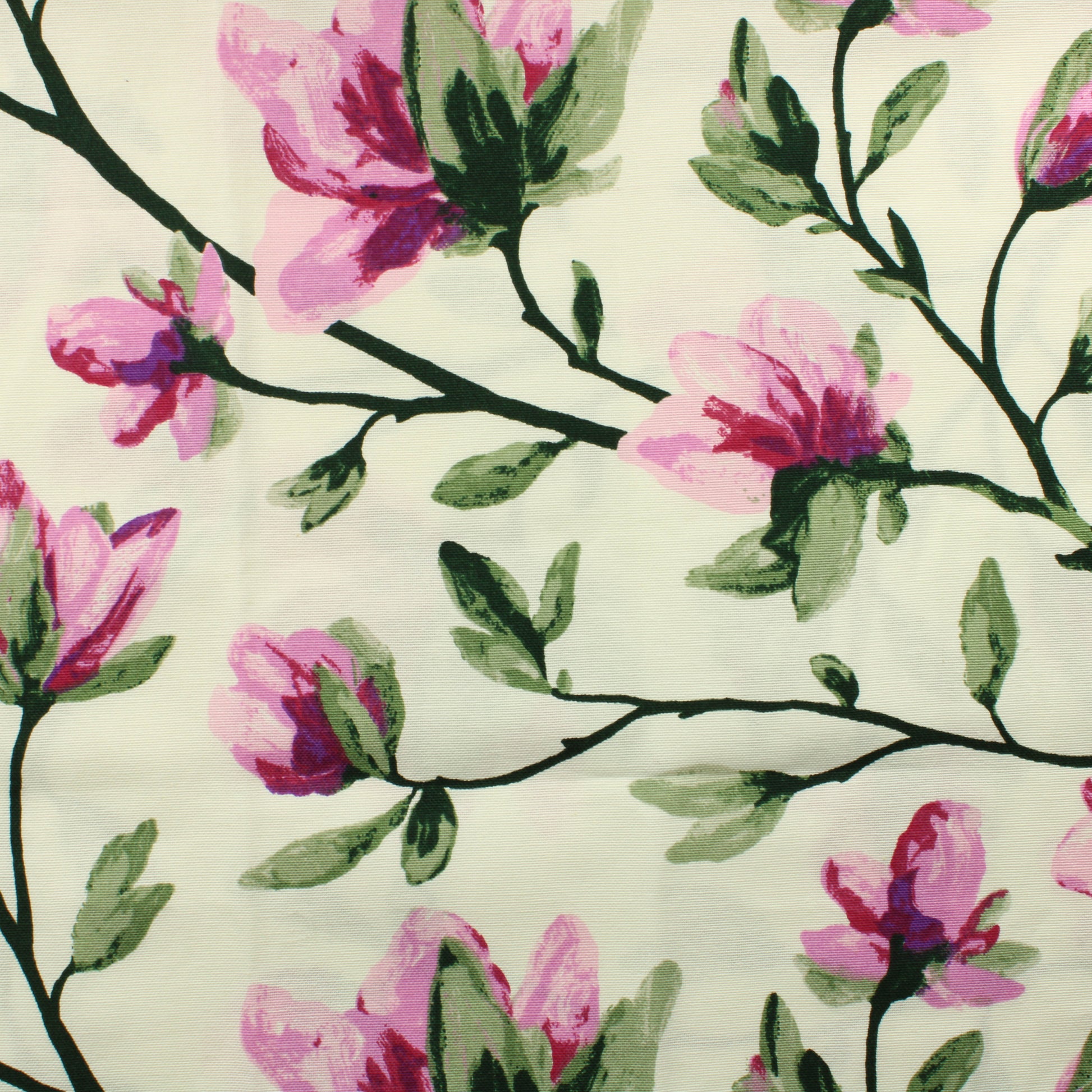 Kukkakuvioinen puuvillaverhokangas - Palapaketti