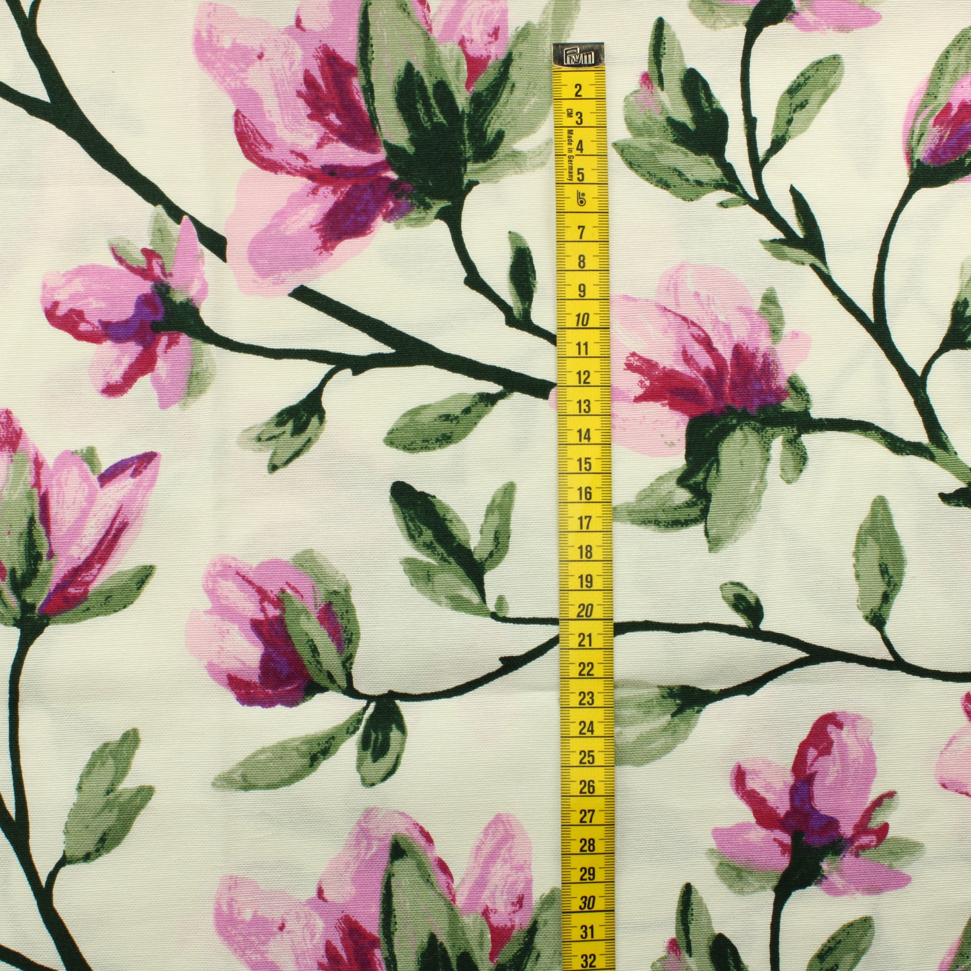 Kukkakuvioinen puuvillaverhokangas - Palapaketti