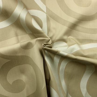 Vallila Beige Kiemurakuvioinen Sisustuskangas - Pala