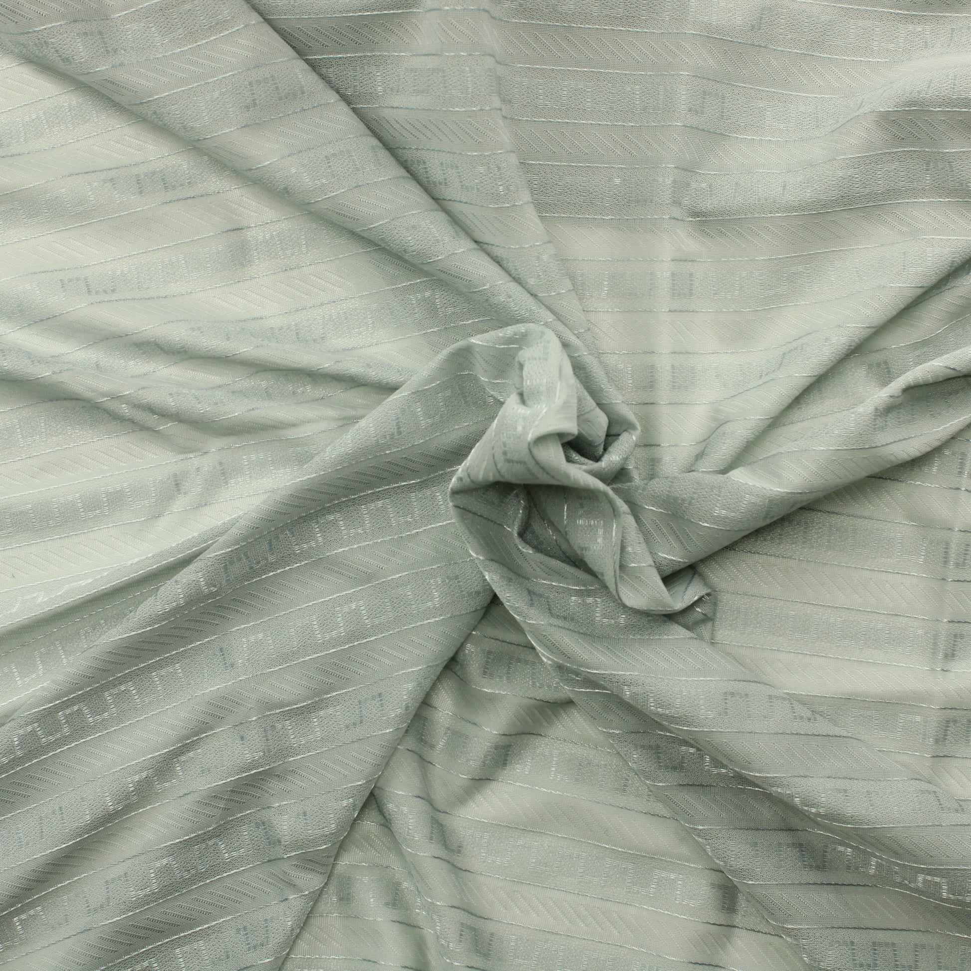 Siniharmaa kuviollinen tekokuitu - Pala