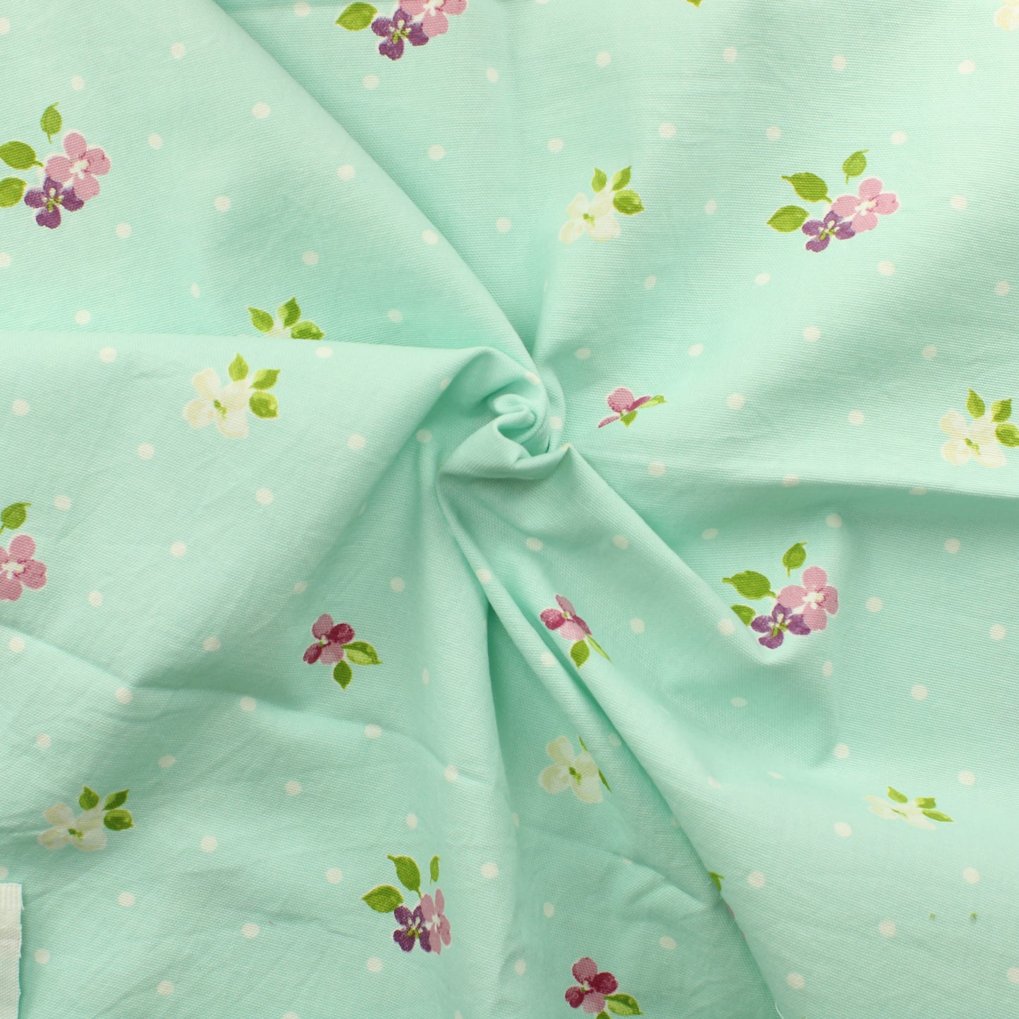 Vaaleansininen kukka Puuvilla - Pala