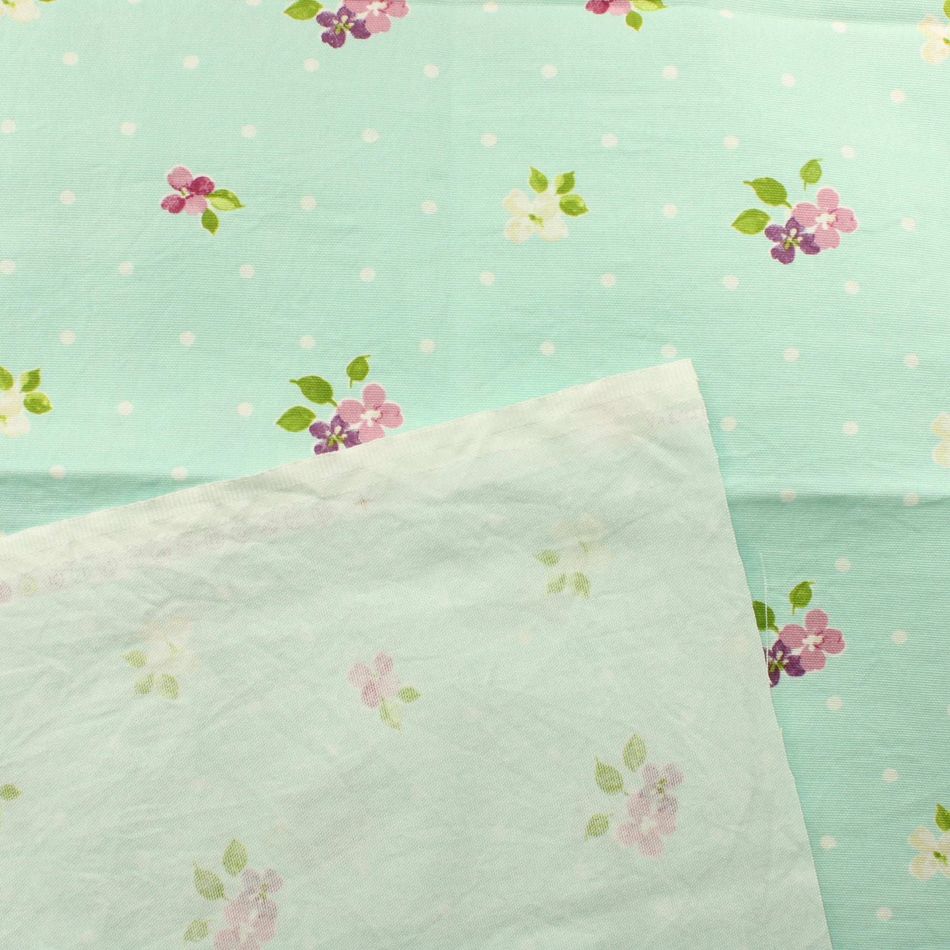 Vaaleansininen kukka Puuvilla - Pala