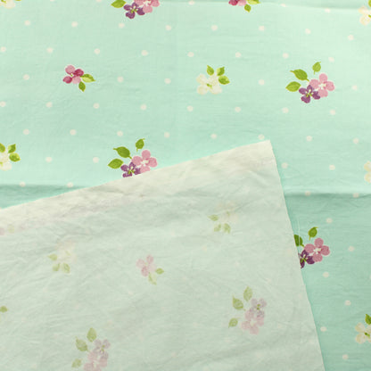 Vaaleansininen kukka Puuvilla - Pala