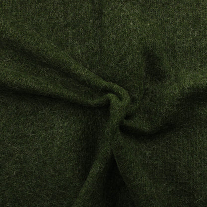 Metsänvihreä meleerattu Villasekoiteneulos - Pala