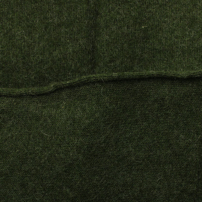 Metsänvihreä meleerattu Villasekoiteneulos - Pala