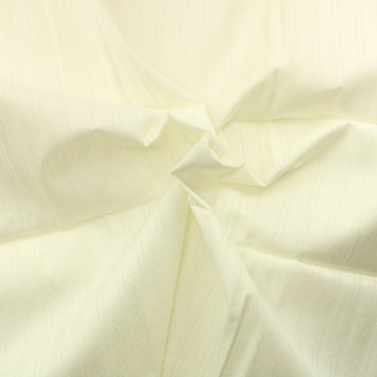 Luonnonvalkoinen Raidallinen Puuvilla - Pala