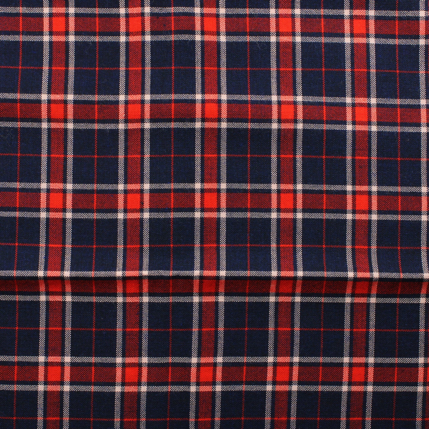 Sinipunainen ruudullien tekokuitu - Pala