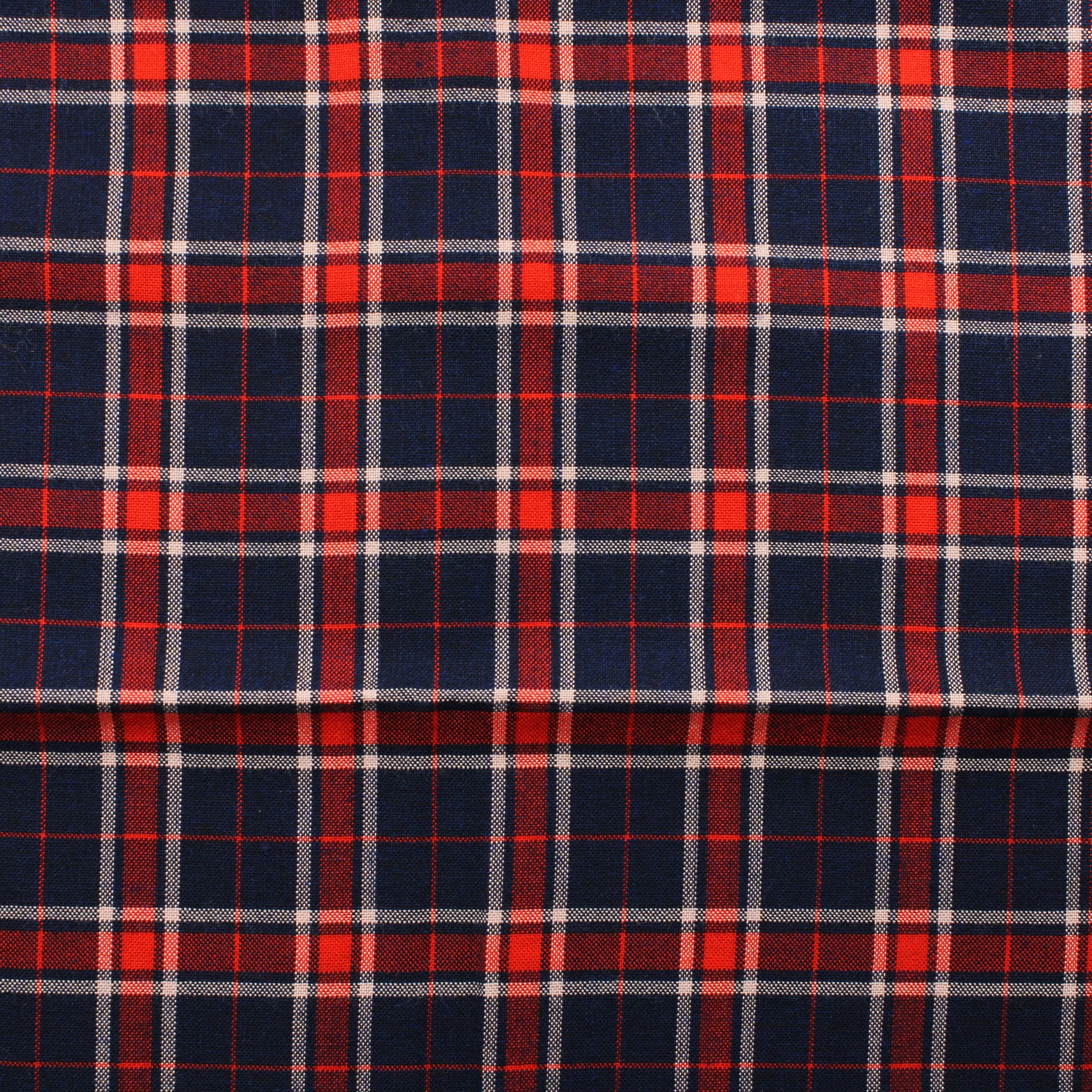 Sinipunainen ruudullien tekokuitu - Pala