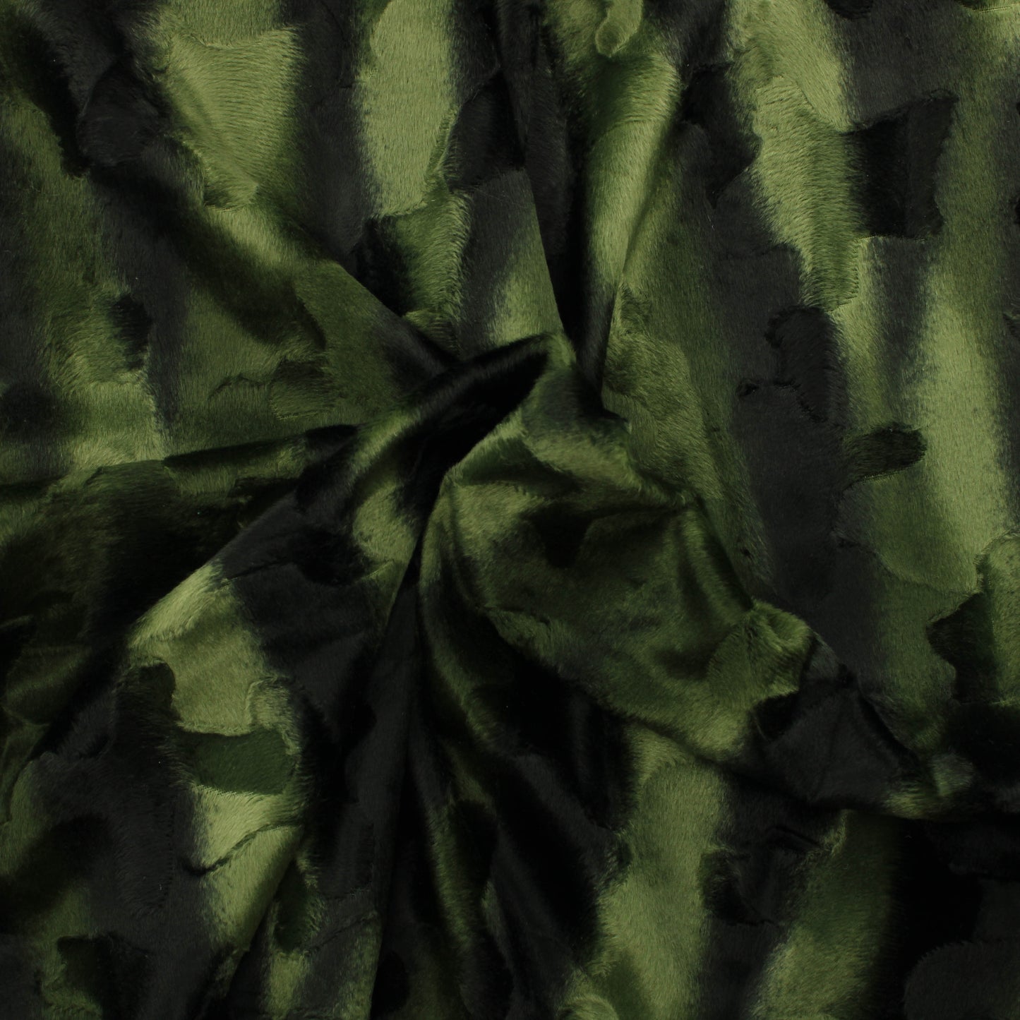 Vihreänsävyinen Ohut Tekoturkis - Pala