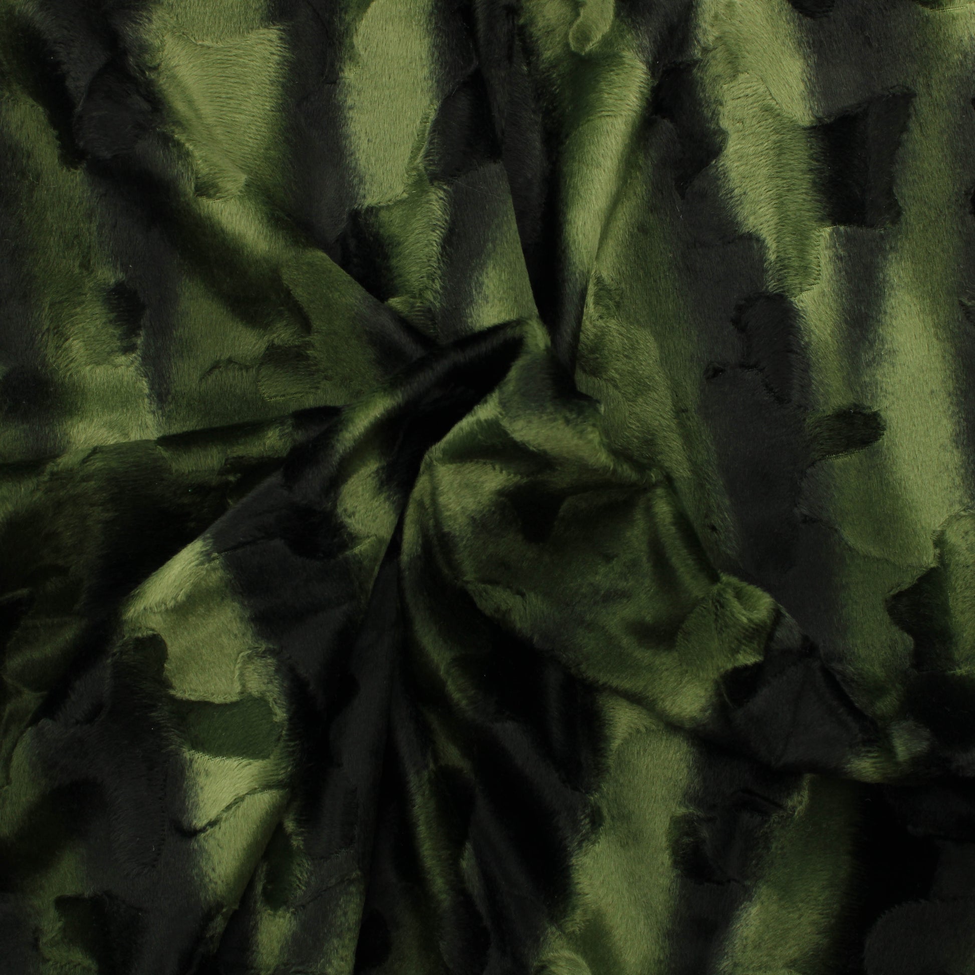 Vihreänsävyinen Ohut Tekoturkis - Pala