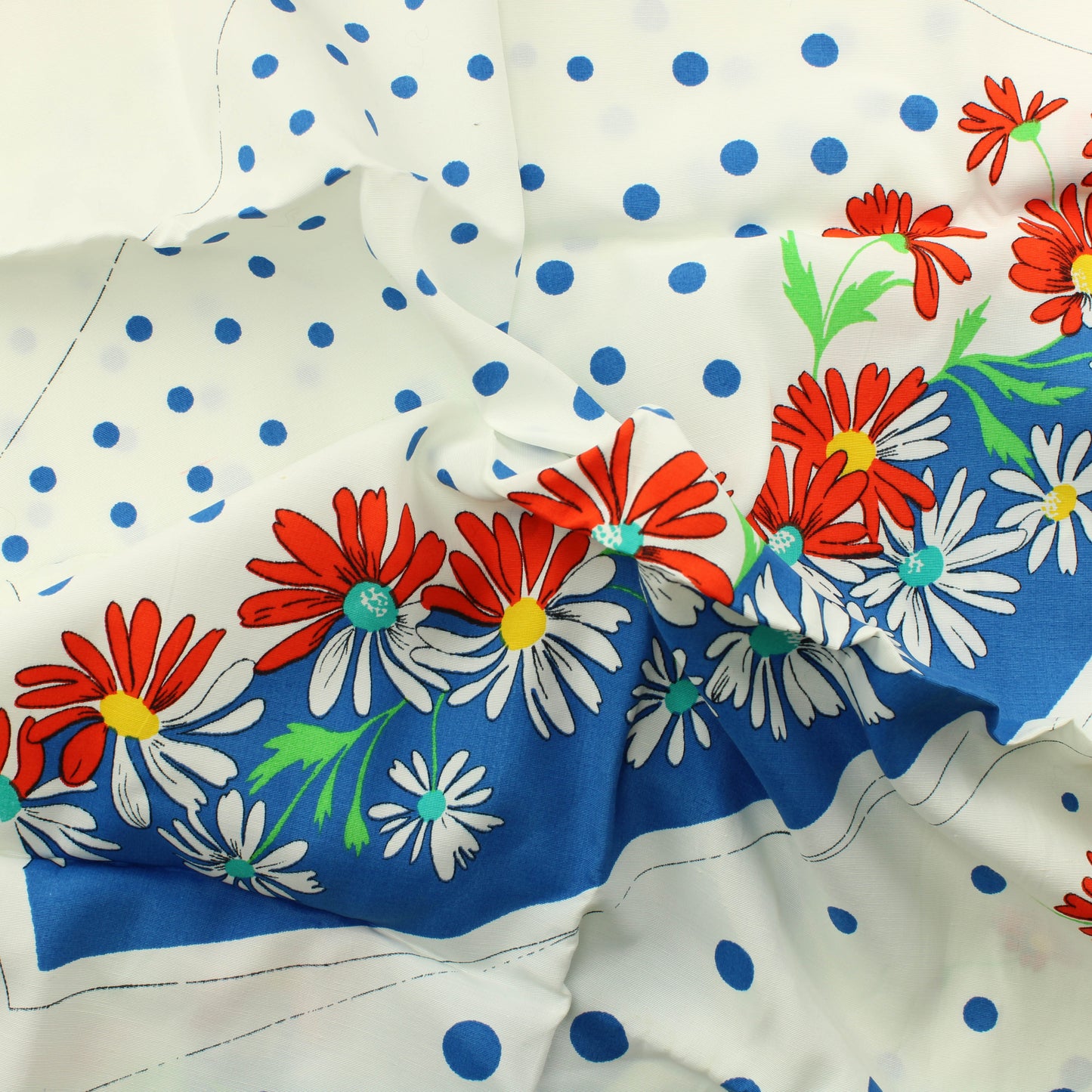 Sinipunainen kukka tekokuitu - Pala