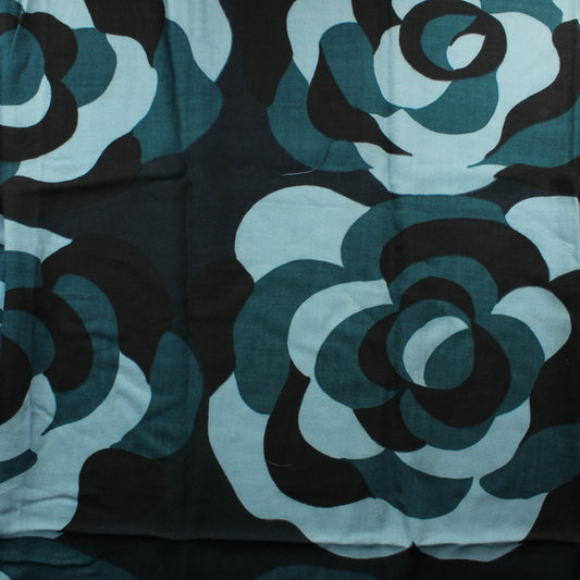 Siniset ruusut Villasekoitekangas - Pala