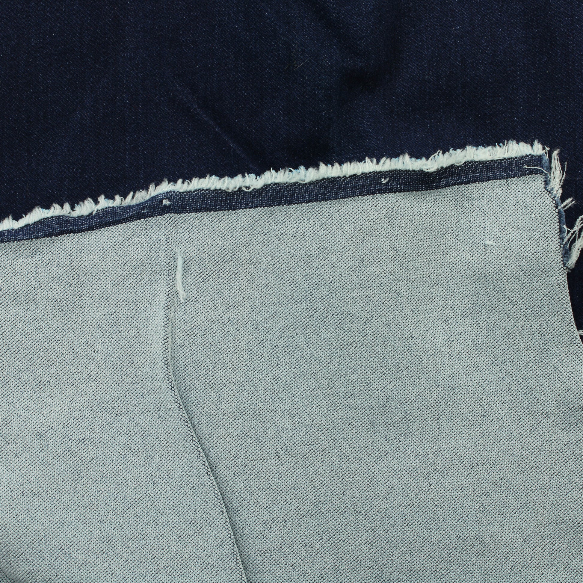 Tummansininen joustava Farkkukangas - Pala