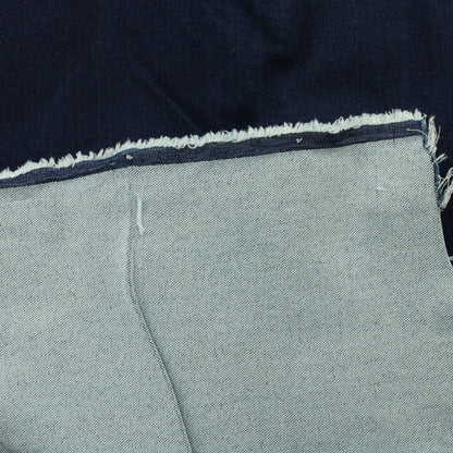 Tummansininen joustava Farkkukangas - Pala