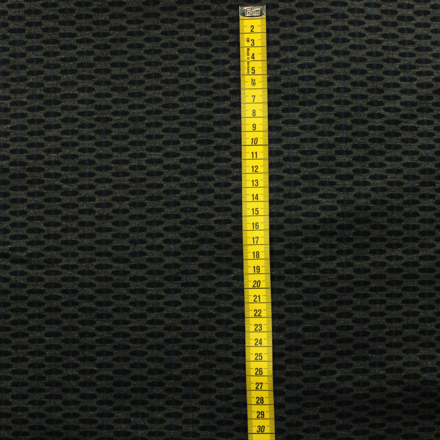 Sinistä, harmaata ja mustaa kuviollinen Puntoneulos - Pala