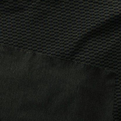 Sinistä, harmaata ja mustaa kuviollinen Puntoneulos - Pala