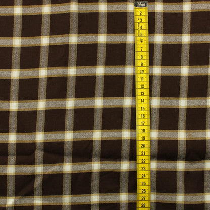 Ruudullinen Villasekoitekangas - Pala