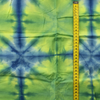 Sinivihreä solmuvärjätty Puuvilla - Palapaketti