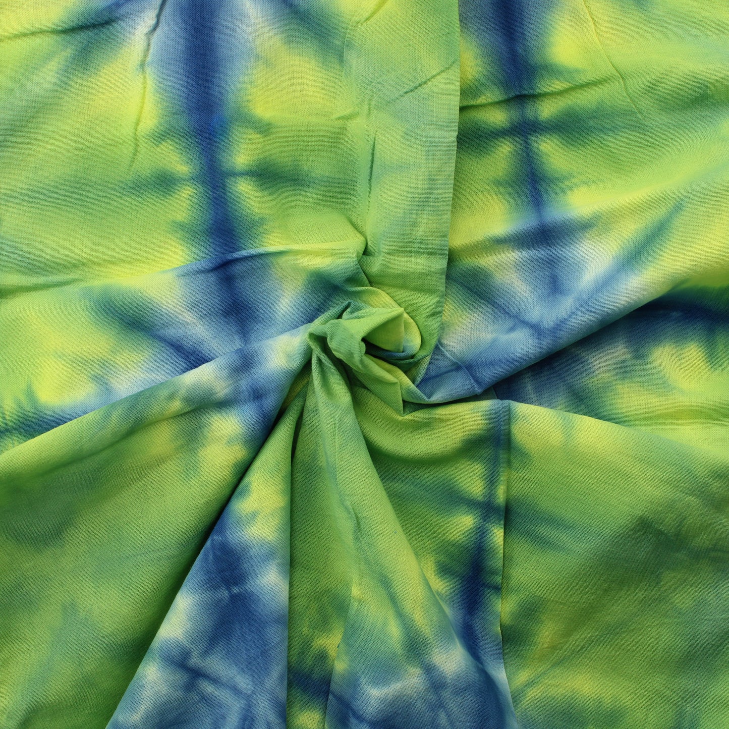 Sinivihreä solmuvärjätty Puuvilla - Palapaketti