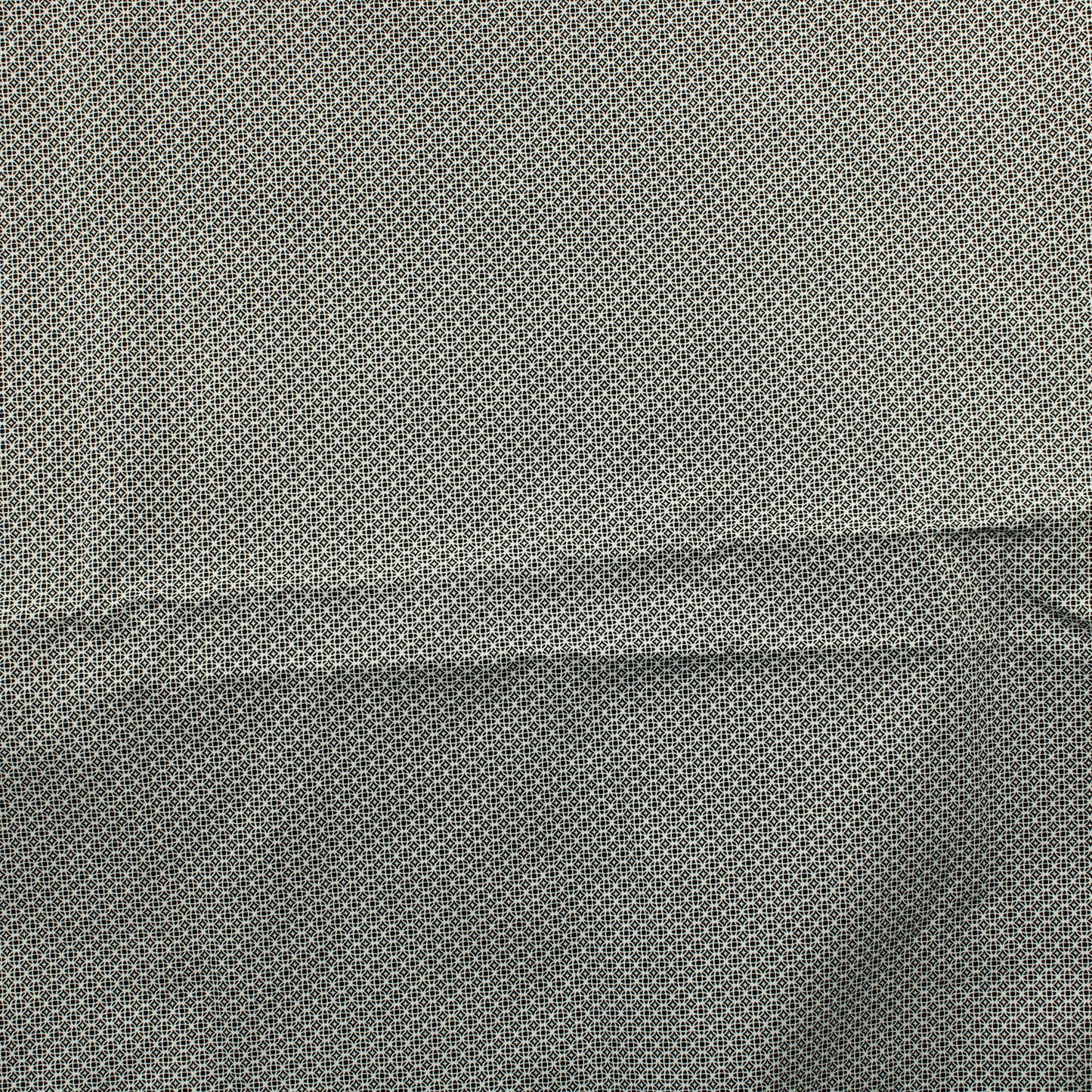 Mustavalkoinen pienikuvioinen Puuvillasekoite - Pala