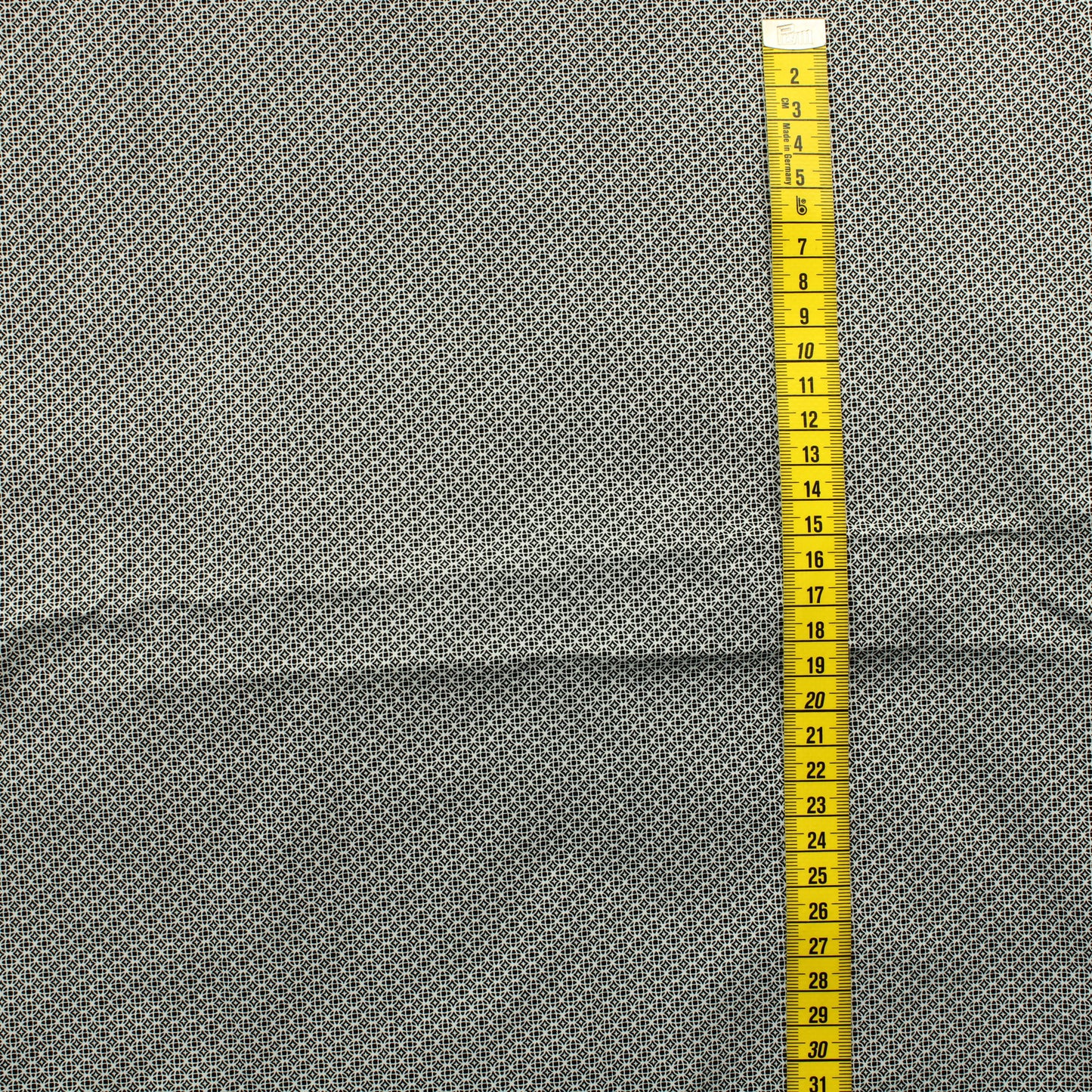 Mustavalkoinen pienikuvioinen Puuvillasekoite - Pala