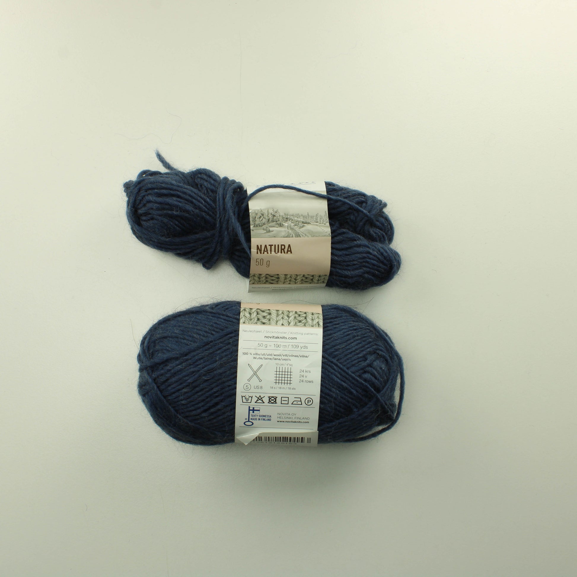 Novita Natural collection Merino DK - 015. Lankapussi 263