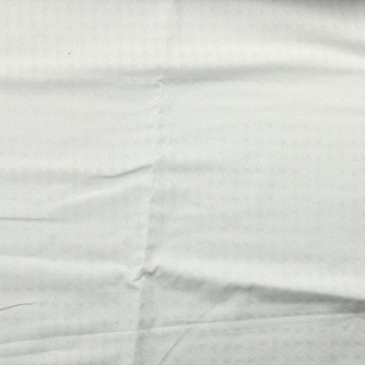 Valkoinen Kuviollinen Ohut Puuvilla - Pala