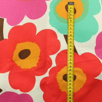 Marimekko Unikko värikäs Puuvillacanvas 250cm - Pala