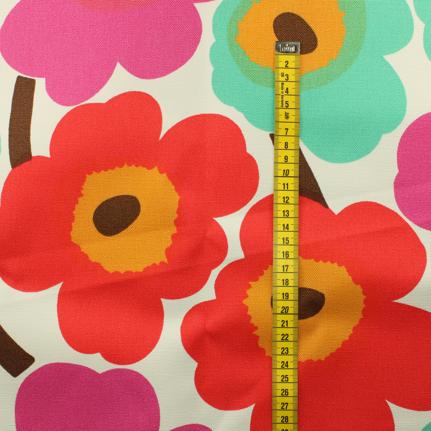 Marimekko Värikäs Unikko Puuvillacanvas 50cm - Pala