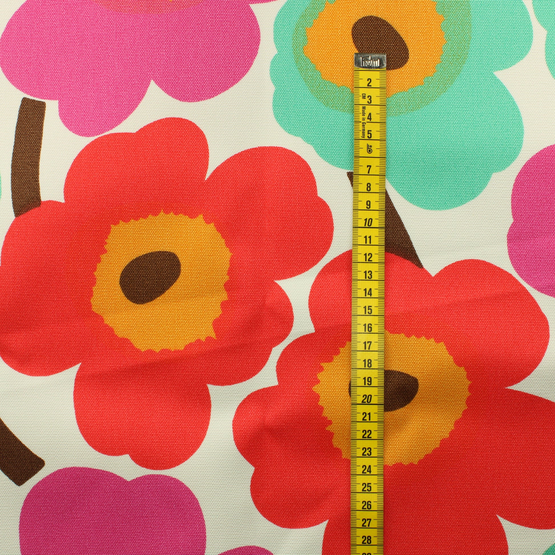 Marimekko Värikäs Unikko Puuvillacanvas 50cm - Pala