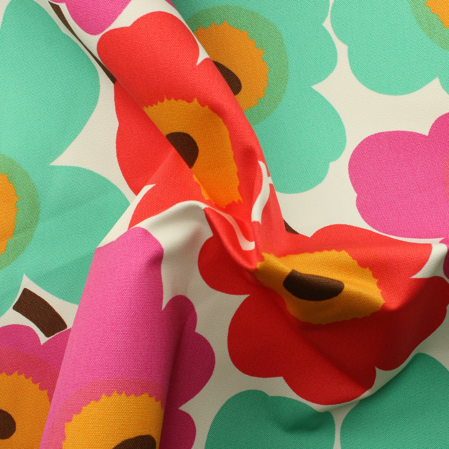 Marimekko Värikäs Unikko Puuvillacanvas 50cm - Pala