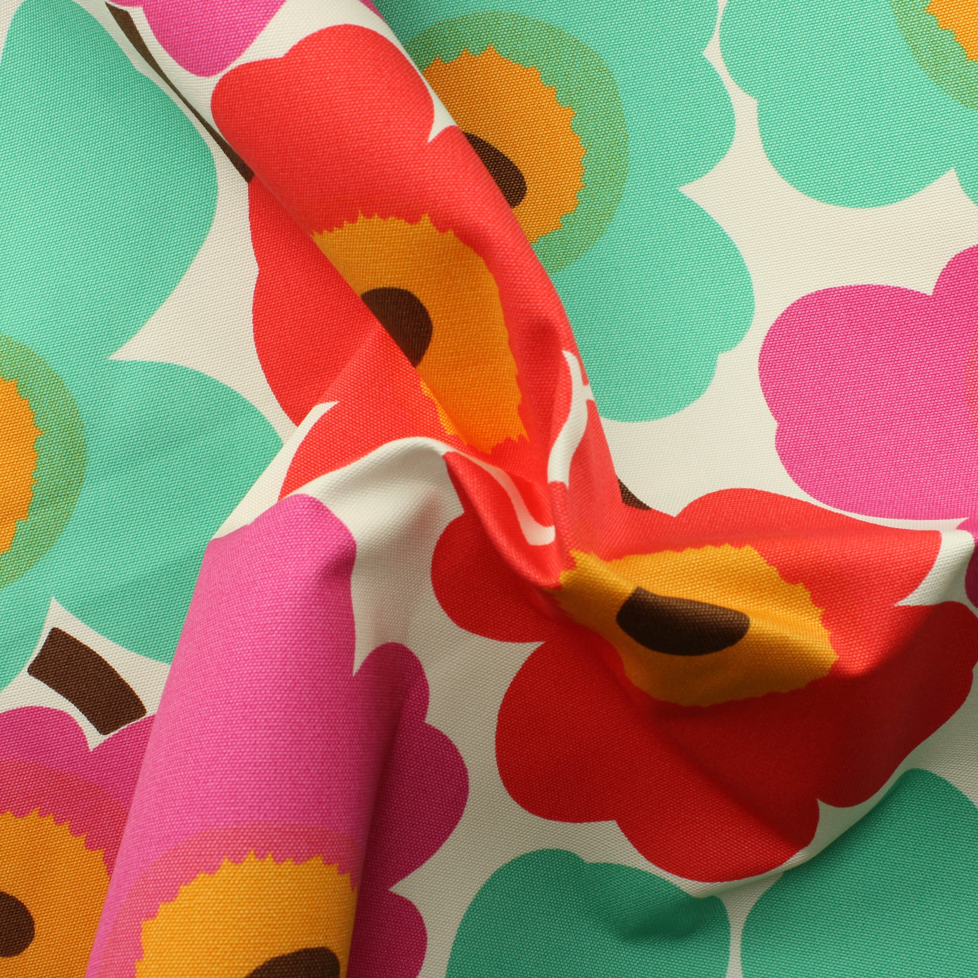 Marimekko Värikäs Unikko Puuvillacanvas 50cm - Pala