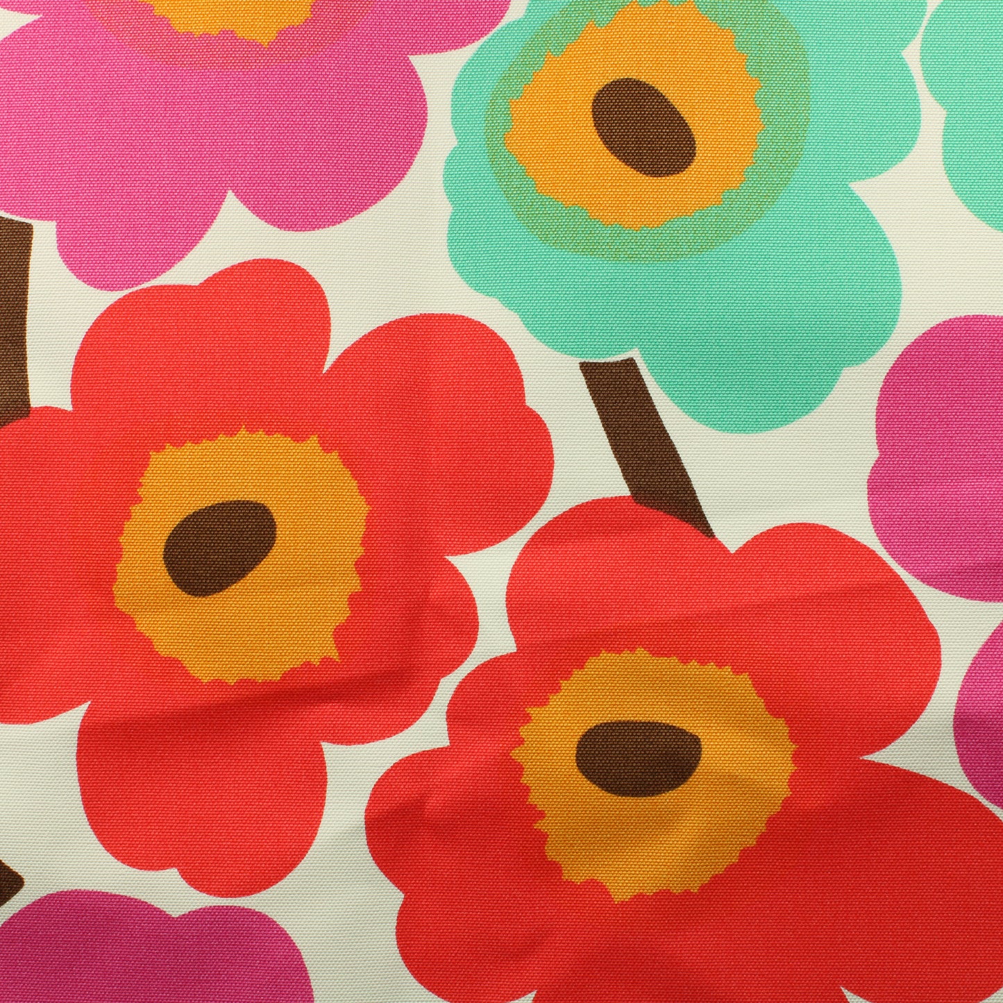 Marimekko Unikko värikäs Puuvillacanvas 100cm - Pala