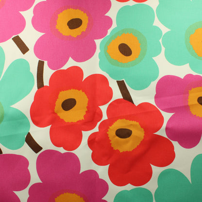 Marimekko Unikko värikäs Puuvillacanvas 250cm - Pala