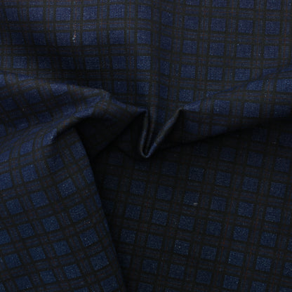 Ruudullinen Retro Farkkukangas - Pala