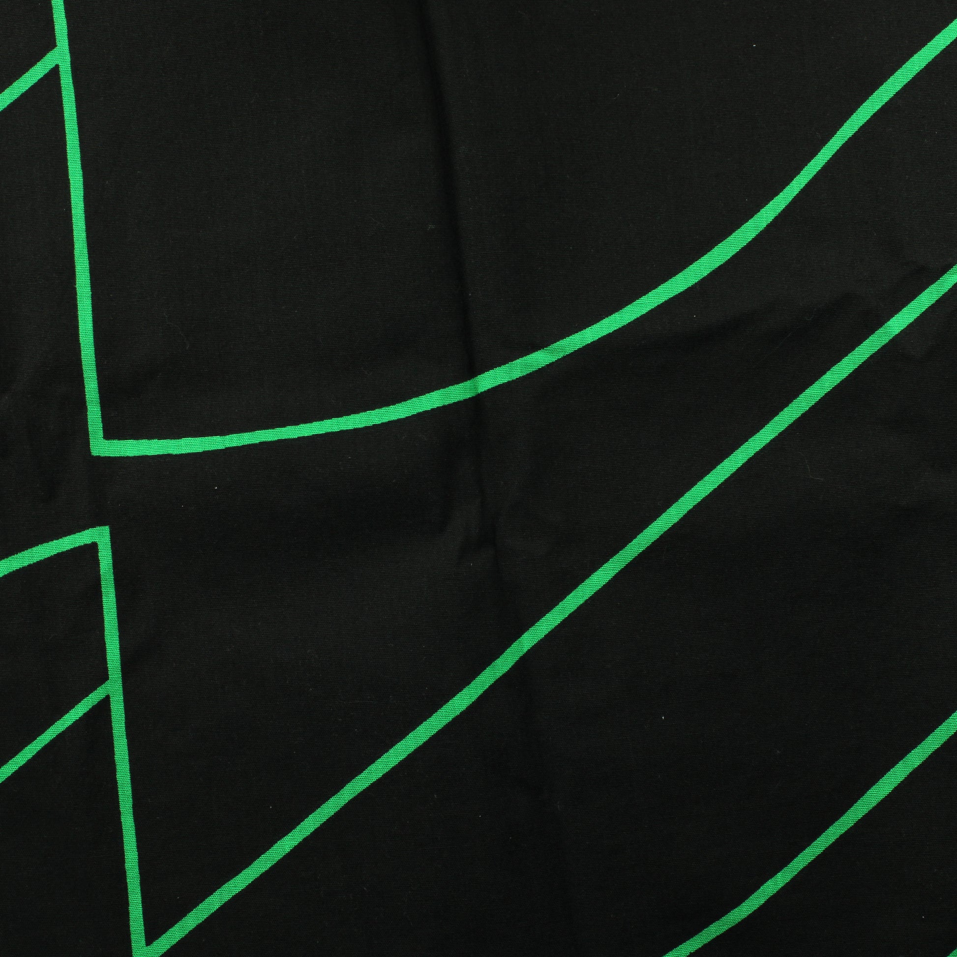 Retro Vihreäkuvioinen Puuvilla - Pala