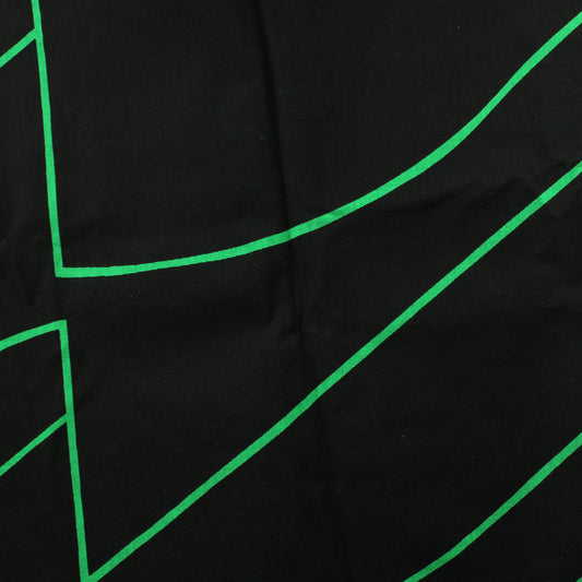 Retro Vihreäkuvioinen Puuvilla - Pala