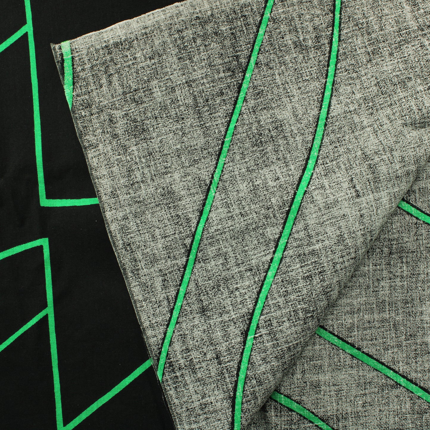 Retro Vihreäkuvioinen Puuvilla - Pala