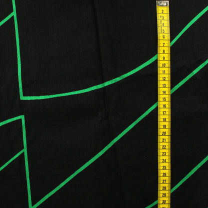 Retro Vihreäkuvioinen Puuvilla - Pala