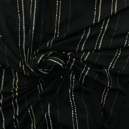 Mustapohjainen pystyraitainen Neulos - Pala