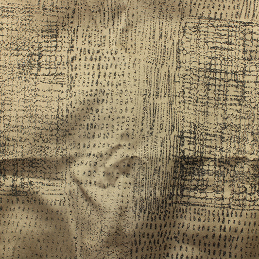 Hohtava tummakuvioinen Verhokangas - Palapaketti