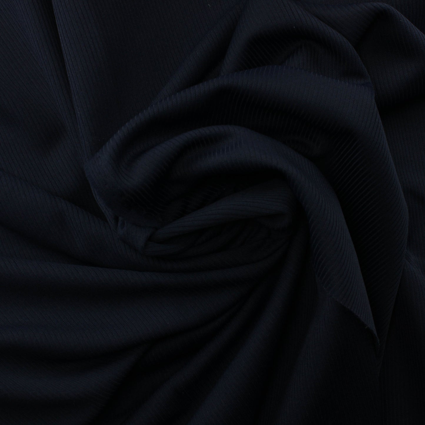 Tummansininen Ribbikuvioinen Vaatetuskangas - Pala