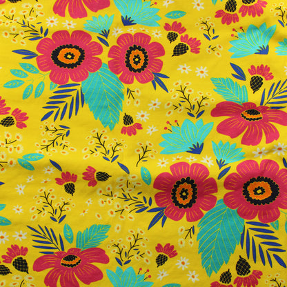 Iloinen kukka Trikoo - Pala