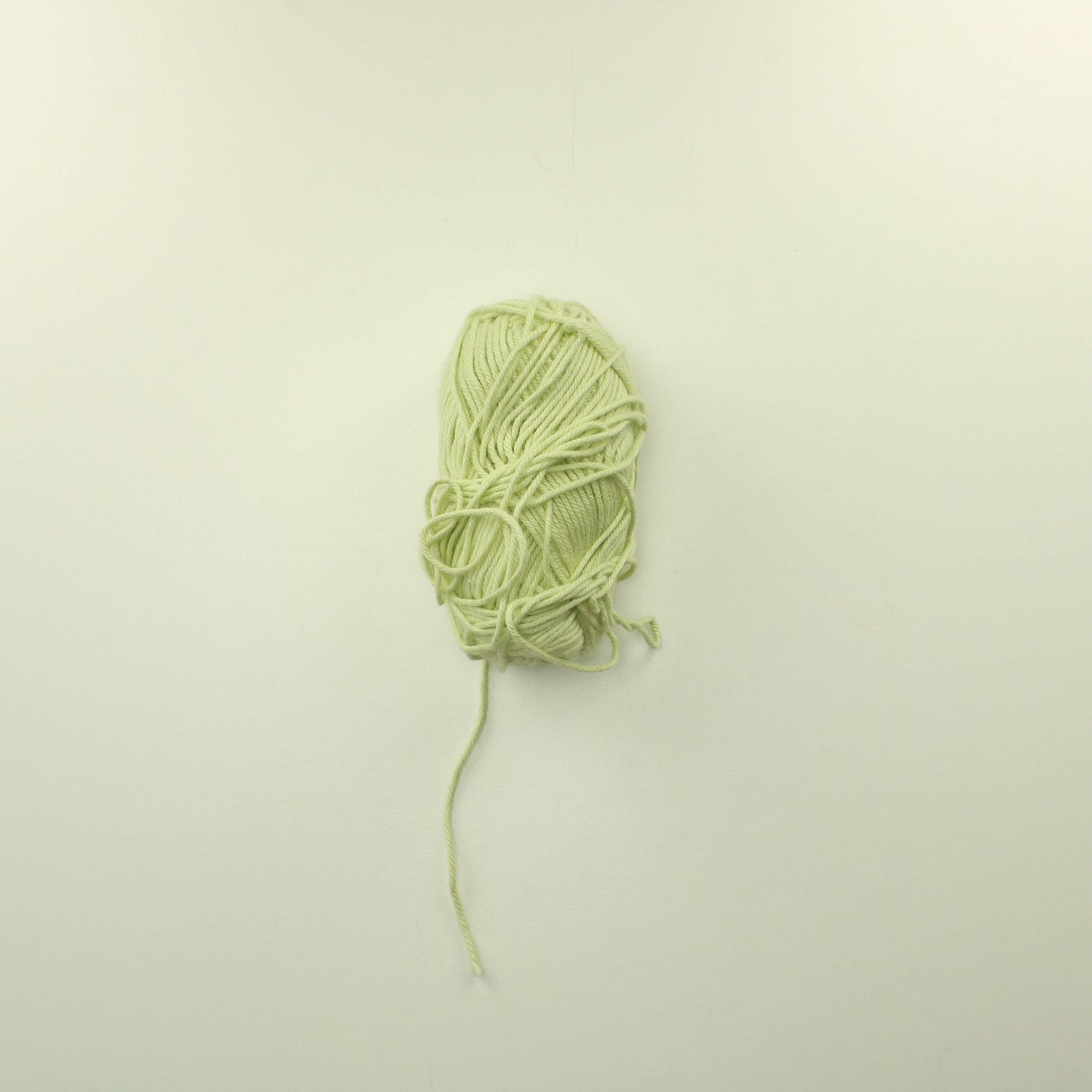 Vaalean vihreä puuvilla lanka