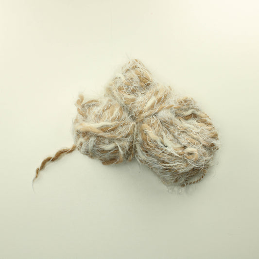 Ruskeansininen efektilanka - Lankapussi 86