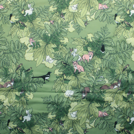 Nuppu Print Salainen puutarha Lycra - Pala